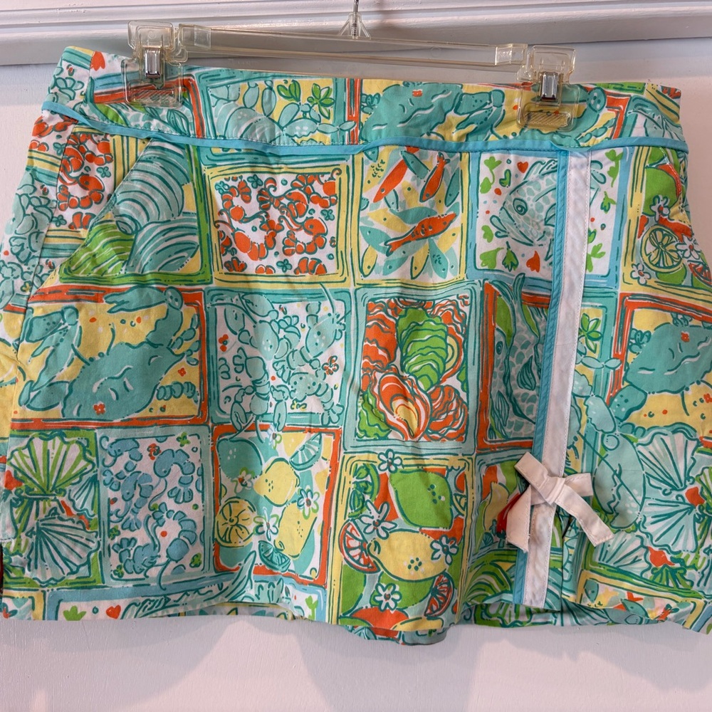 Lilly Pulitzer Skort Just Add Lemon Print